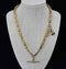 A Late Victorian antique 15ct yellow gold Albert chain featuring a T-Bar and fancy link star set design.