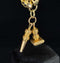 Antique Victorian 15ct split ring with an onyx seal and pocket watch winder, ideal for collectors of fine jewellery.