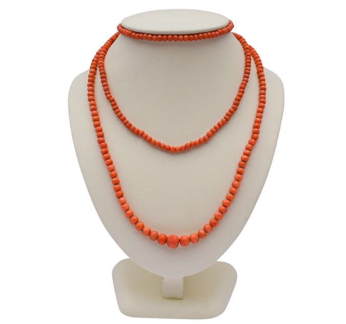 Orange coral outlet jewelry