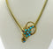 Victorian 15ct Gold Turquoise Serpent Necklace