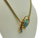 Victorian 15ct Gold Turquoise Serpent Necklace