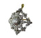 Victorian Diamond Starburst Cluster Pendant