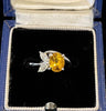 1.75ct Yellow Sapphire and Diamond Ring - Irene Byrne & Co