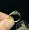 18ct_yellow_gold_Tsavorite_garnet_diamond_ring