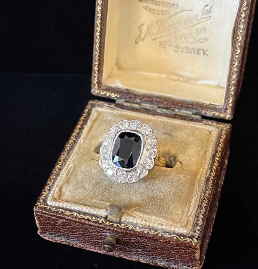 antique_Sapphire_and_Diamond_engagement_Ring
