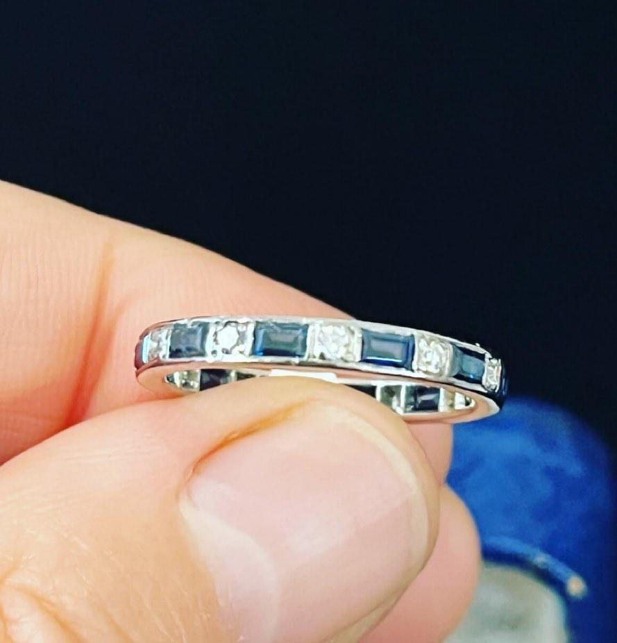 antique_1940s_Sapphire_and_Diamond_Full_Circle_Wedding_Band