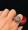 vintage_1950s_gold_cluster_ring