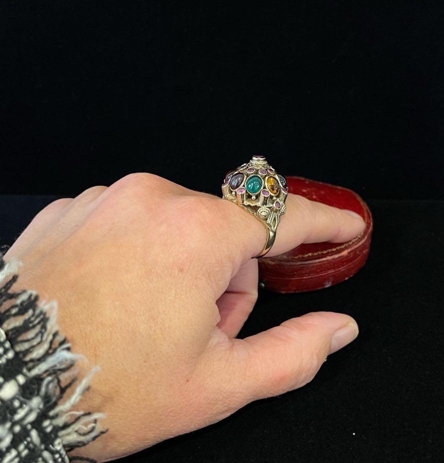 vintage_ruby_sapphire_garnet_topaz_citrine_moonstone_ring