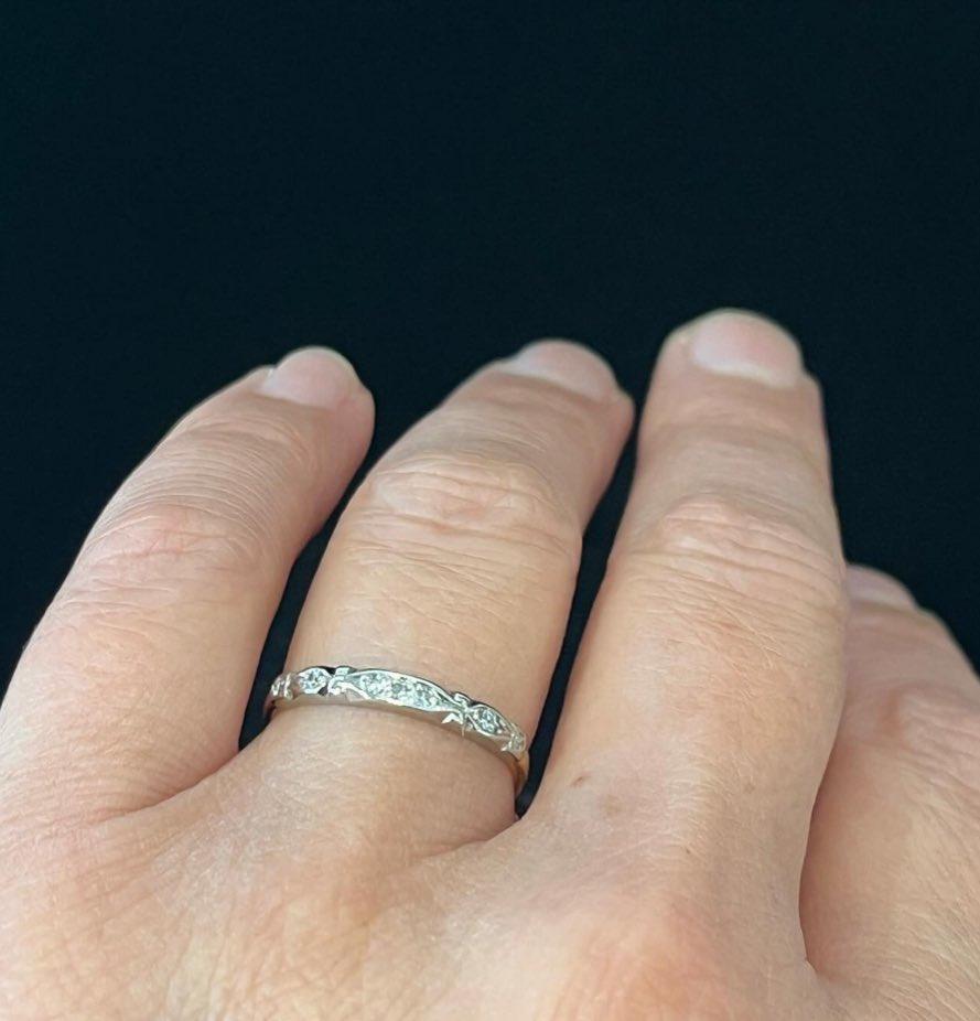 1950s_18ct_Gold_Diamond_Wedding_Band_ring
