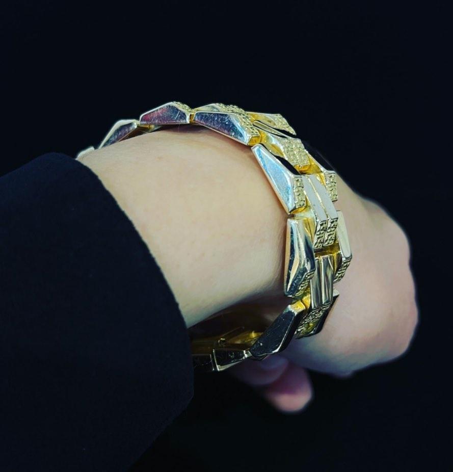 1960s_18ct_geometric_link_bracelet