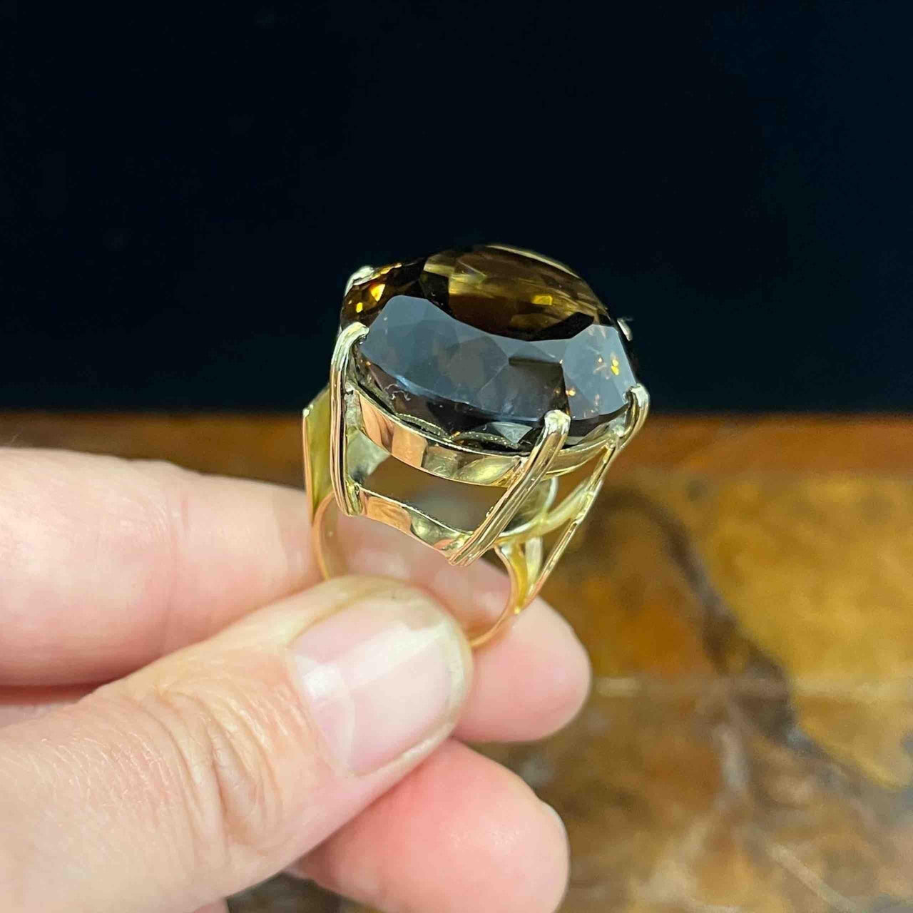 1970s 80.00ct Smoky Quartz - Irene Byrne & Co