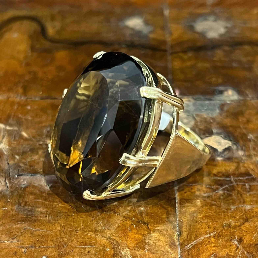 1970s 80.00ct Smoky Quartz - Irene Byrne & Co