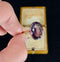 Antique amethyst ring with a rich purple hue, dating from Latvia between 1922 and 1939.