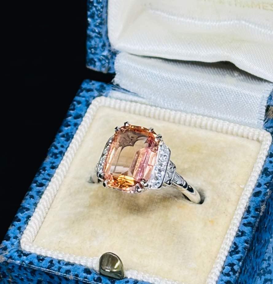 Timeless Antique Pearl and Diamond Ring from 1914 by Payton, Pepper & Sons Ltd