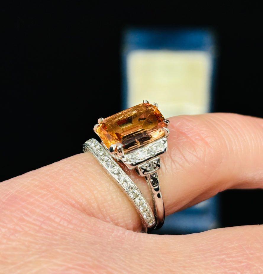 Historic 1914 Payton, Pepper & Sons Ltd Pearl and Diamond Ring