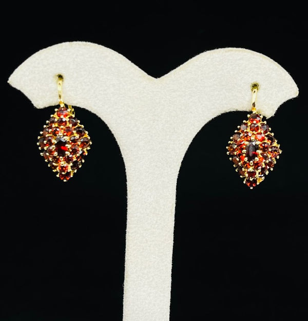 Luxury-Italian-Garnet-Earrings-Perfect-Gift-Idea