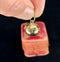 Vintage 1940s Masonic 9ct Yellow Gold Orb Pendant