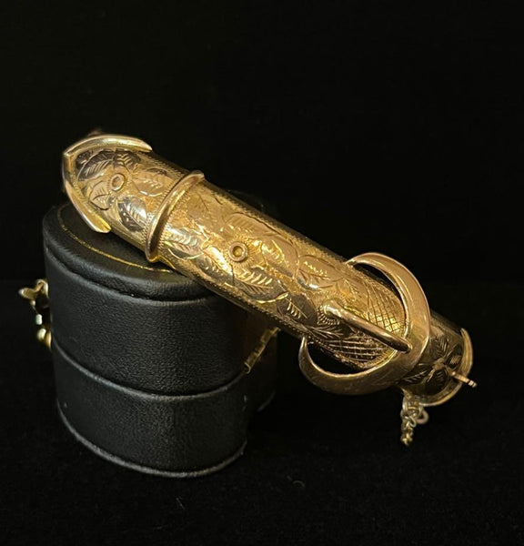 Australian_Rose_Gold_engraved_Belt_Buckle_Bangle