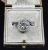 Antique diamond ring circa 1925 with 1.80ct Old European cut centre, 14 single cuts, 18ct white gold — classic antique engagement ring