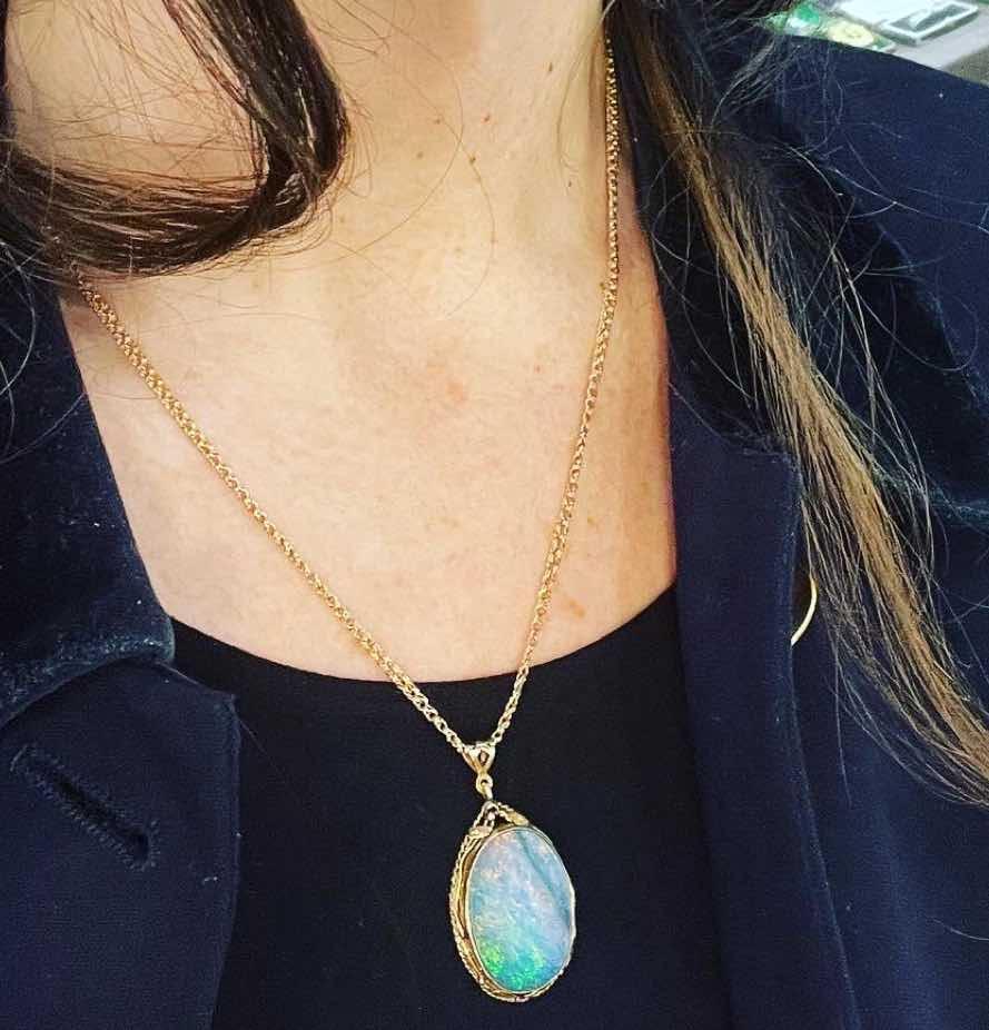 Antique_Rhoda_Wager_Australian_Arts_and_Crafts_Opal_Pendant