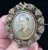 Portrait of an elegant lady in a 15ct gold locket, showcasing Colonial Australian status.
