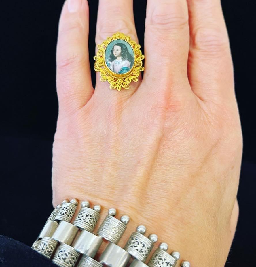 Georgian_22ct_gold_portrait_miniature_ring