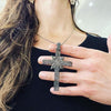 Georgian Steel Cut Cross c.1830 - Irene Byrne & Co