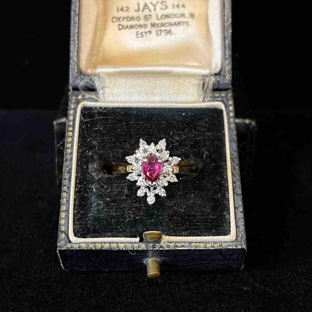 vintage_Pear_Shape_Ruby_and_Diamond_Cluster_Ring