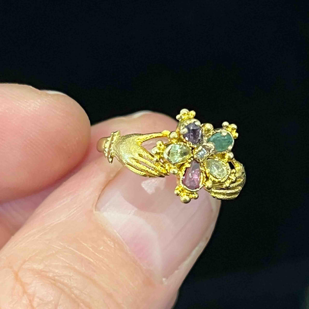 Georgian_18ct_REGARD_Posy_Cluster_Ring