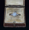 Unique vintage diamond ring perfect for brides seeking individuality and sophistication.