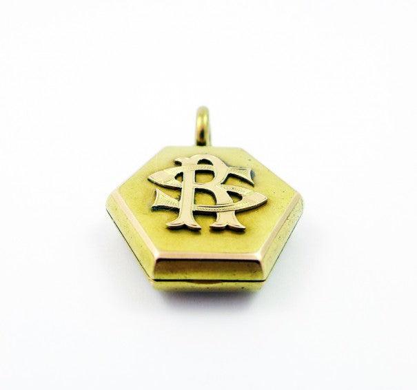 Victorian 15ct Gold Horseshoe Locket