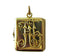 Victorian 15ct gold rectangular locket