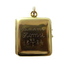 Victorian 15ct gold rectangular locket