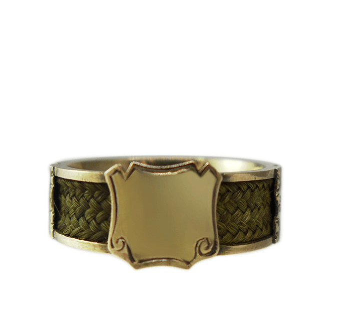 Victorian Gold Mourning Ring - Irene Byrne & Co