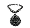 Victorian Vulcanite cameo necklace