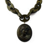 Victorian Vulcanite Cameo Pendant Necklace