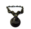 Victorian Vulcanite Cameo Pendant Necklace