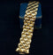 Vintage 1950s Italian gold bracelet with fish scale links by Carlo Weingrill.