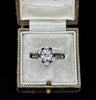 Vintage Art Deco diamond engagement ring by Alabaster & Wilson from Birmingham.