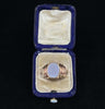 Vintage oval gold signet ring, hallmarked in Chester, from 1912